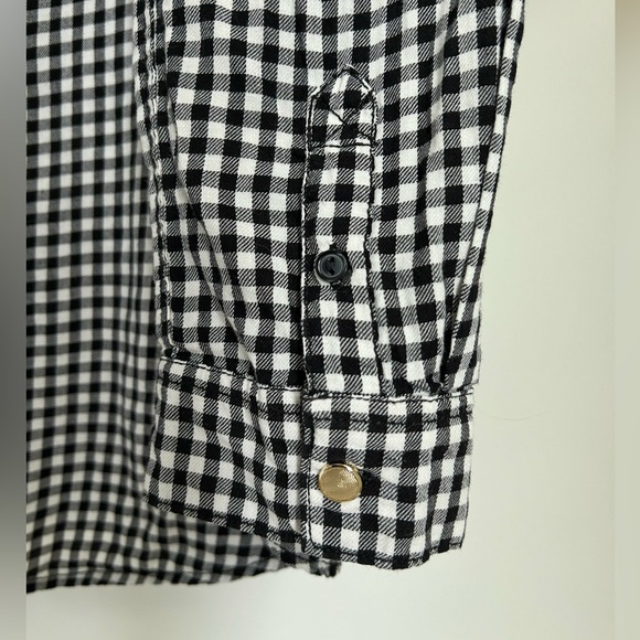 Custom H&M Gingham Button-up - Picture 6 of 6